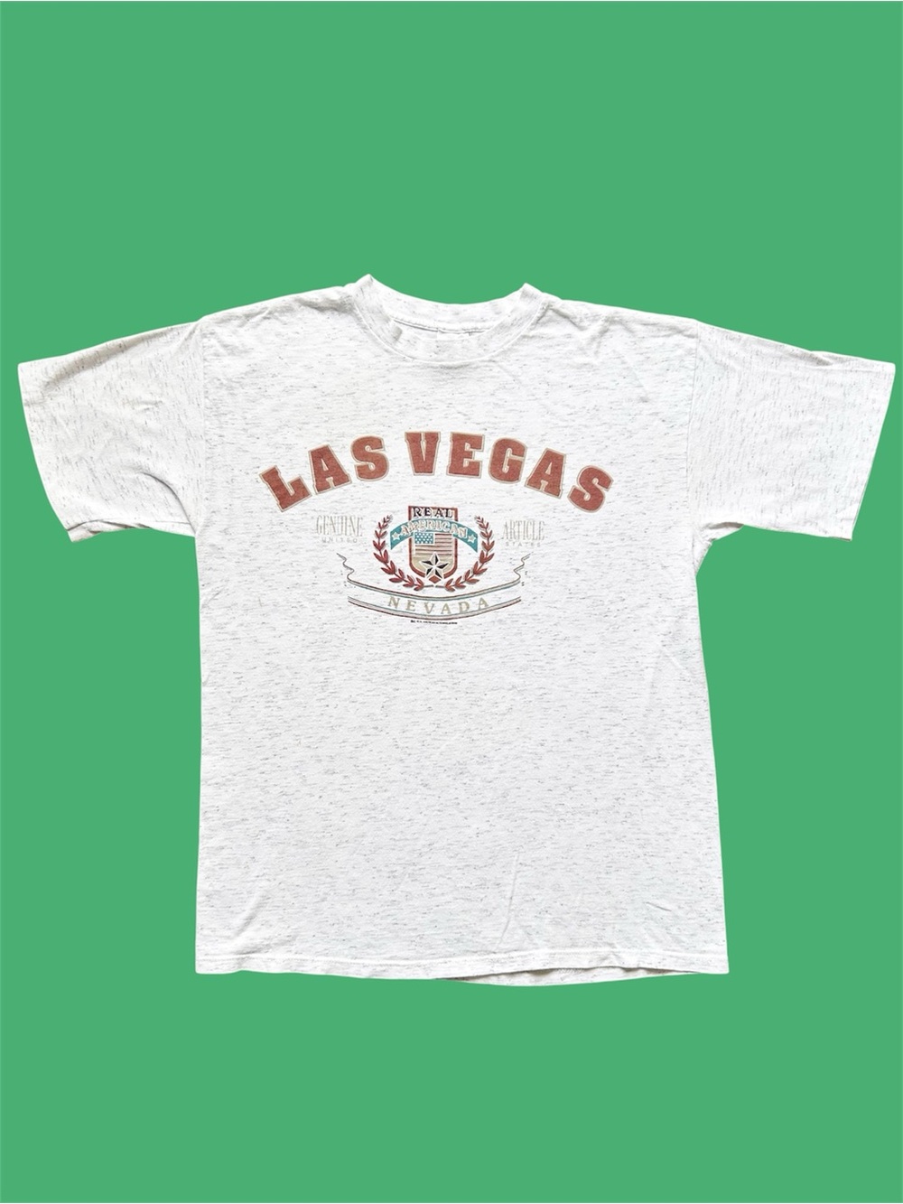 Vintage 90s Miller Las Vegas Nevada Souvenir Graphic Tee Single Stitch Large